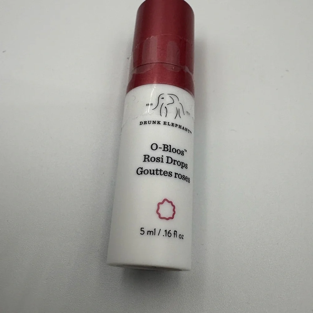 Drunk Elephant O-Bloos Rosi Drops in Red and White 5ml/.16oz travel size